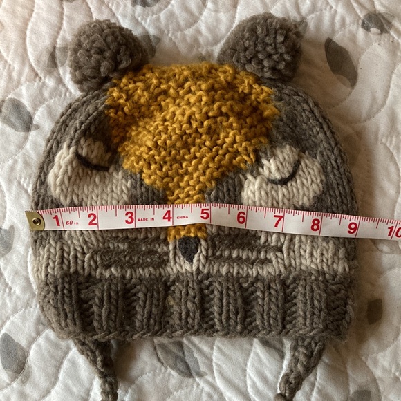 Woodland Animal Baby Hat NWOT - Picture 6 of 7